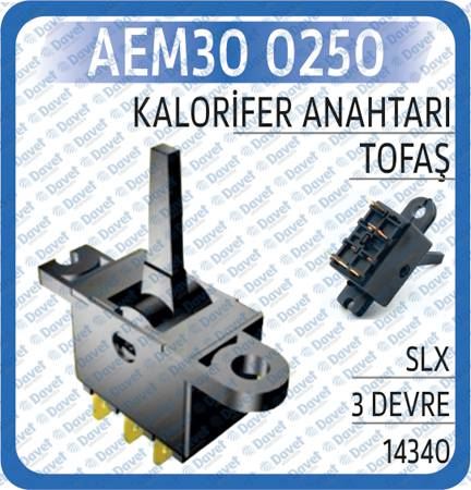 AEM 300250 Kalorifer Anahtari Tofas Slx 3 Devre